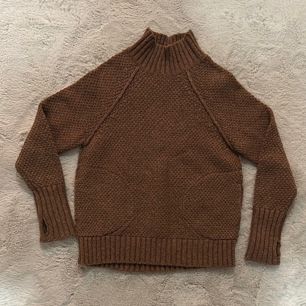 Cozy Brown Knit Sweater